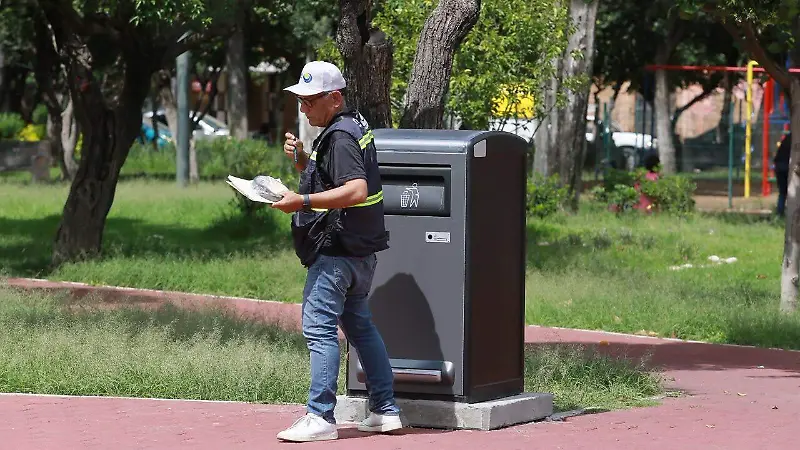 Nuevos botes de basura electrónicos en la ciudad de Durango